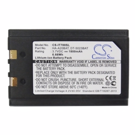 Skanner-batteri til Xentissimo, Casio DT-950 3,7V 1800mah